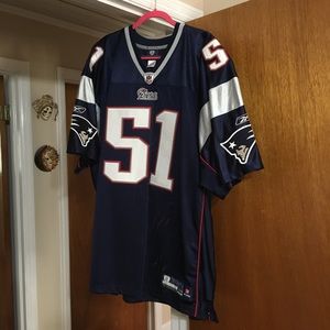 Reebok Patriots team jersey.
